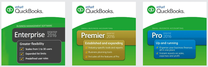 Quickbooks Pro Vs Premier Chart