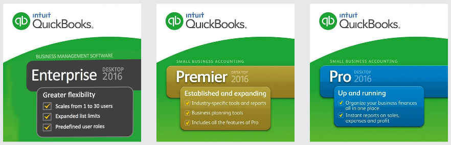 QuickBooks Pro vs Premier vs Enterprise