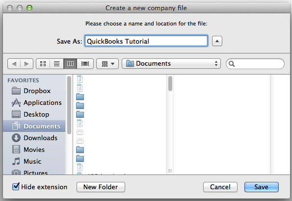 saving quickboos files for mac